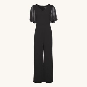 Connected Apparel BRI CHIFFON SLEEVE JUMPSUIT size 10 NEW
